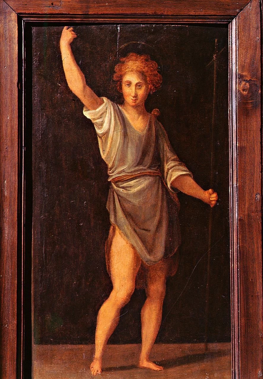 Pannelli dal carro della moneta, Collezione Loeser - San Giovanni Battista, Palazzo vecchio, Firenze